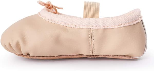 Balletsko Læder Ballet Flats Fuld Sål Dansesko til Piger Småbørn Kvinder