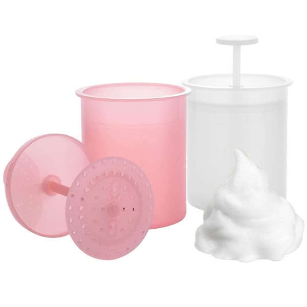 2 st Face Foam Maker Rich Cream Foamer Hudvårdsverktyg, Manuell Portable Foamer Cleansing Foaming Cup för att tvätta ansiktshud