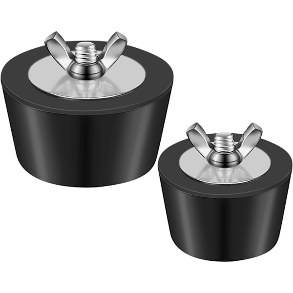 2 st vinterpluggar för pool, vinterplugg för pool, gummivinterpluggar för pool, 38 mm och 51 mm för pooler och spa