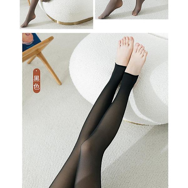 Paksut lämpimät sukat Yksivärinen samanlainen iho Lämpimät leggingsit Lämpimät leggingsit B
