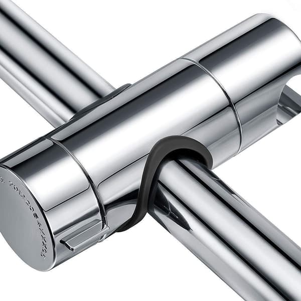 Utskiftbar Håndholdt Dusjhodeholder, Dusjhodeholder, 18-25MM Justerbar Diameter, ABS Krom