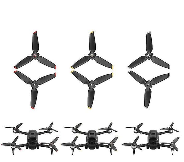 1 par propellerblad reservdelar för Dji Fpv kombination drönare tillbehör Red