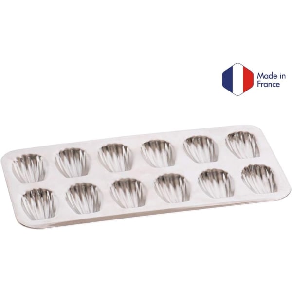 Kakaform med non-stick-beläggning och tjock bakplåt12 Tjock bakplåt med non-stick-beläggning skal kakor återvinningsbart material - Mått: 40 x 23 x