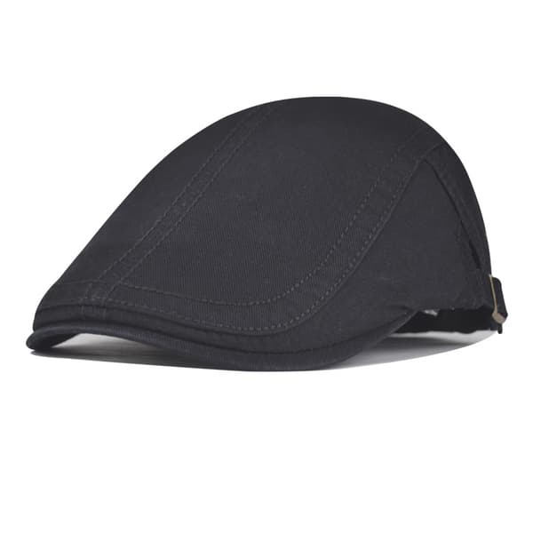 Paradise Cotton Flat Top Hat til mænd - Ivy Cotton Flat Top Hat Forår/Sommer Sort