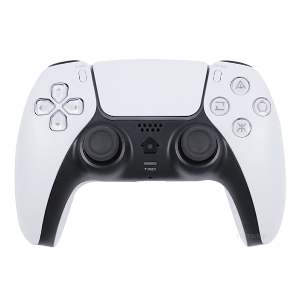 Vit/Svart PS4 Bluetooth Trådlös Handtag Grip Android