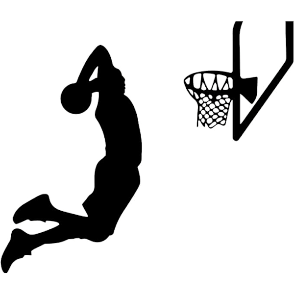 Inspirerande väggdekaler för pojkrum, basketdekaler, basketrumsdekor, sportdekor för pojkrum