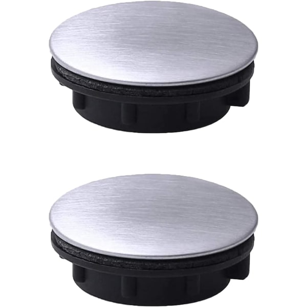 2 st diskbänk hål täckplatta rostfritt stål kran hål täckplatta diskbänk hål platta stopp plugg fönsterlucka för badrum kök installationshål för /28-40mm