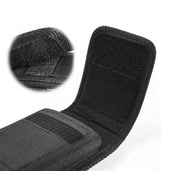Mobiltelefonväska Bältesväska (Svart 2-pack, Lämplig för 5.0-5.5 tums mobiltelefon), Mobiltelefon Läderfodral, Mobiltelefonfodral Verktygshållare Gåva, Tacti