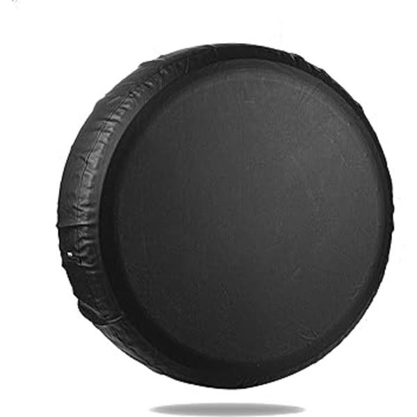 (Yleiselle pyörän halkaisijalle 13 tuumaa 58cm) PVC-paksuuntava nahkainen vararengaskotelo autolle, kuorma-autolle, maastoautolle, asuntovaunulle, perävaunulle, yleiskäyttöinen RV JP FJ, R15 M B