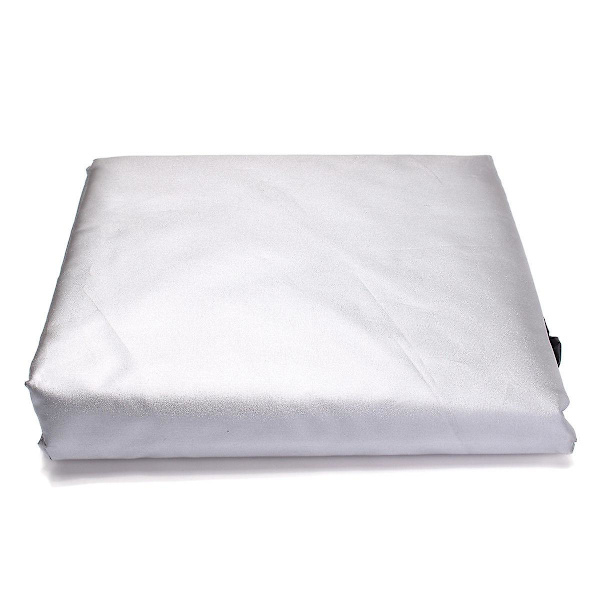 Silver rektangulärt/kvadratiskt utebordsskydd Vattentätt Anti-uv 280*280*80cm
