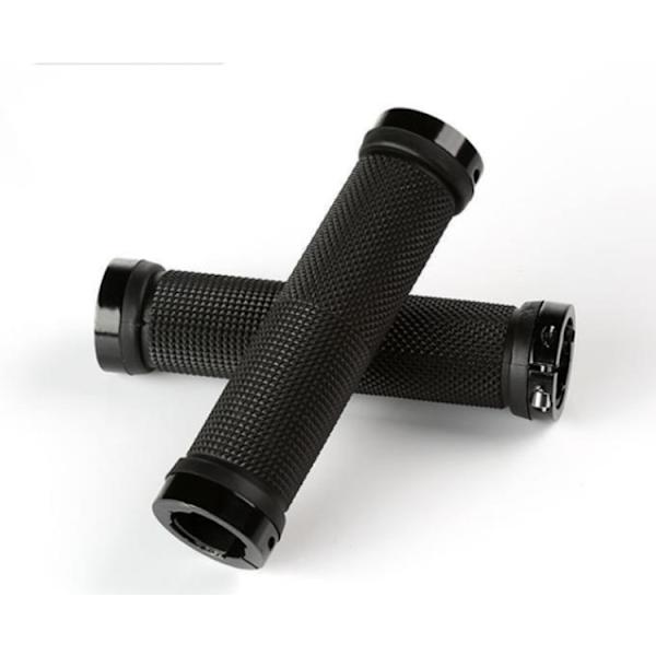 Motorsykkelhåndtak med Bar End Cap, Racing CNC Aluminium & Myk Gummi Styret Universalt for 7/8\" (22mm) Styrestang