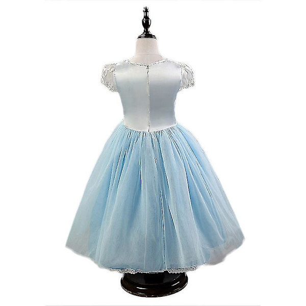 4-10 år flickor prinsessklänning födelsedagsfestklänning 140cm