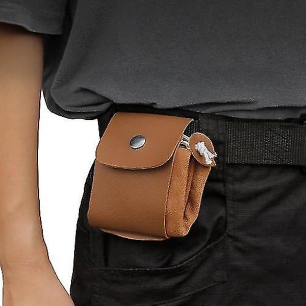 Foderpåse Läder Canvas Hopvikbar Väska Camping Foderpåse Green