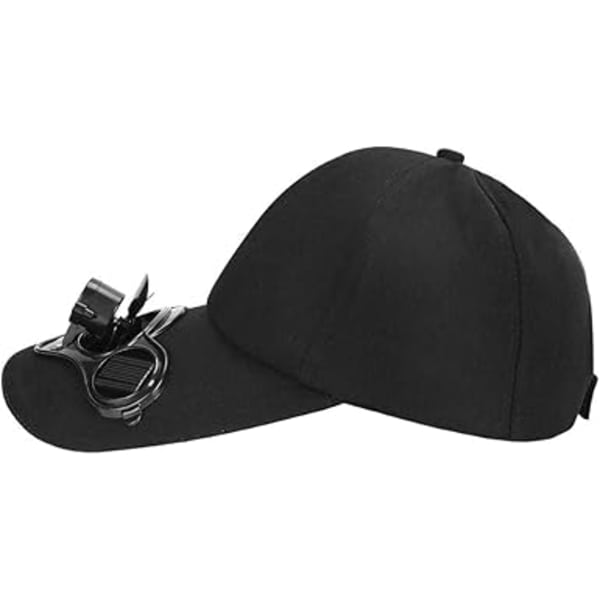 Unisex Baseballkeps med solfläkt solhatt bomull andningsbar skärm keps sommar UV-skydd keps snapback sport för golf strand resa semester vandring