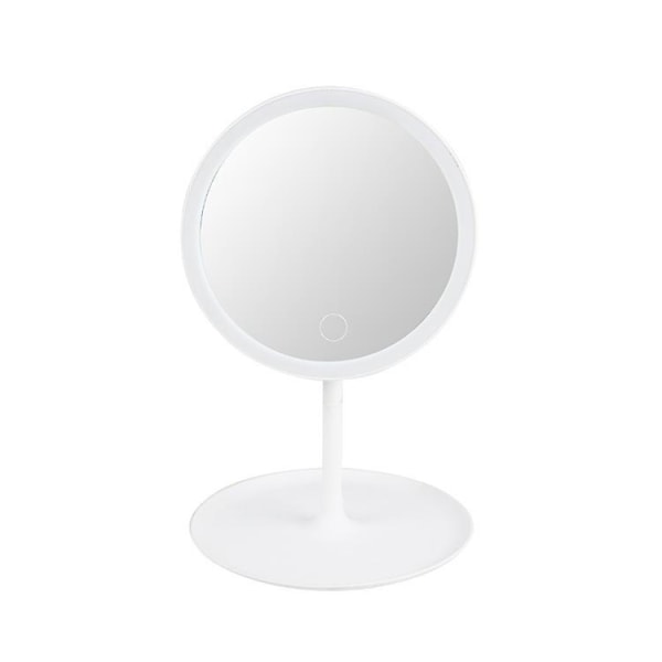 Led Makeup Mirror Uppladdningsbar Upplyst Vanity 3 färglägen White