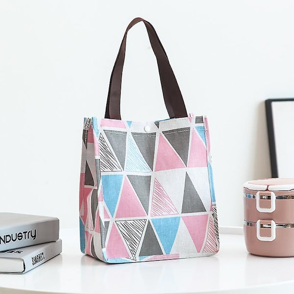 Lunch Bag Cool Bag Lunch Box Tote För Kvinnor Män Vuxna Barn (21*24*12.5cm) G