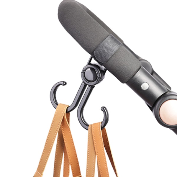 Dubbelkrok Barnvagnskrokar - 2pack