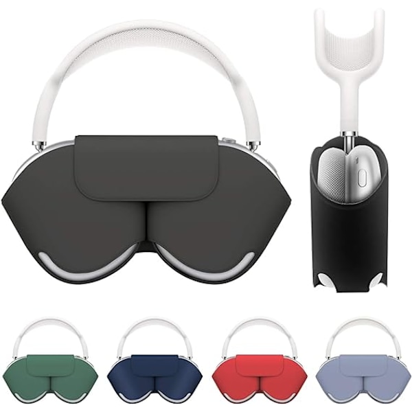 (Sort) Airpods Max etui, Automatisk Sleep-funktion Beskyttende hovedtelefonetui mod støv og ridser, Automatisk Sleep-funktion Beskyttende hovedtelefonetui