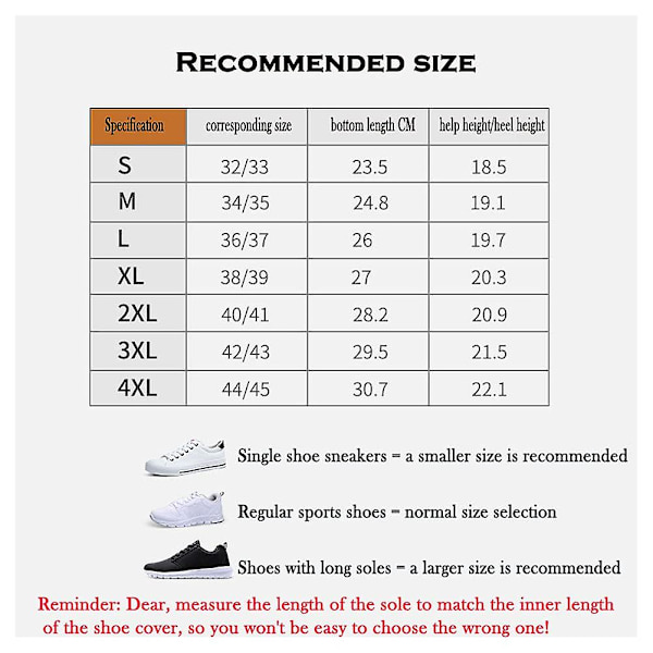 Vattentät skoskydd, Fashion Dubbelknäppt halkfri slitstark PVC skoskydd Transparent 40 and 41
