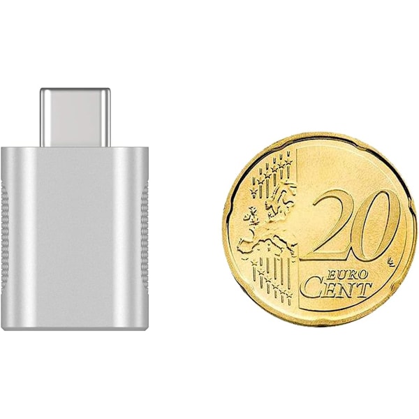 Agrent USB C til USB Adapter (2 stk.), USB-C til USB 3.0 Adapter, USB Type-C til USB Adapter, Thunderbolt 3 til USB Hun OTG Adapter til MacBook Pro, Air, i