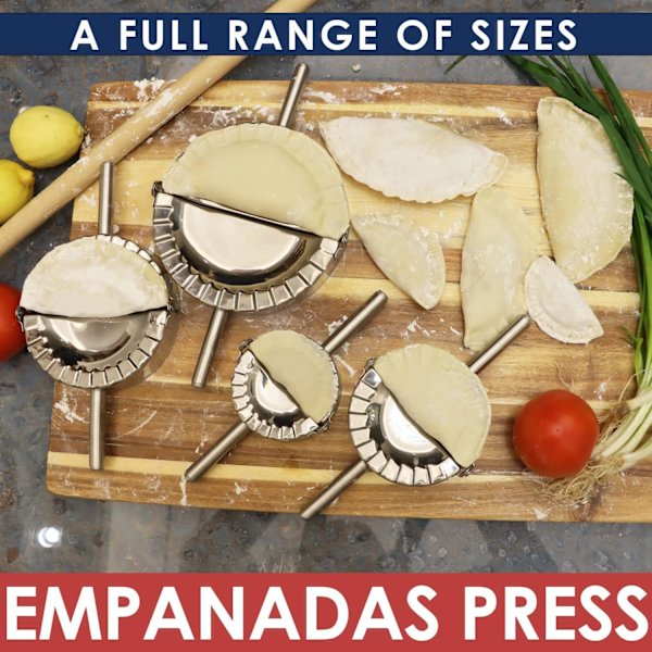 Ravioliform, Pierogi, tøffel, osv., i rustfrit stål, Rustfrit stål, sølv, Størrelse M