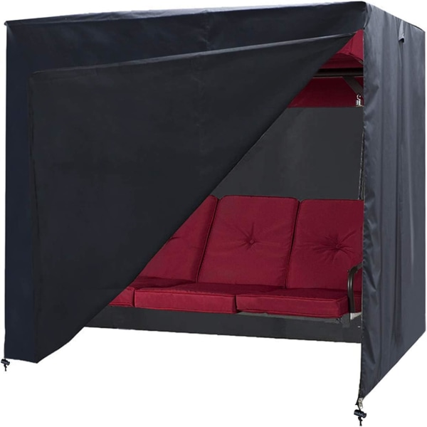 Utesvingöverdrag 3 Trippel Sittplats Hängmatta Överdrag Trädgårdssving Överdrag Trädgård Hängmatta Glidstol Överdrag Utemöbler Överdrag UV-beständig Sving Canopy