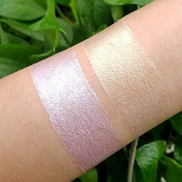 Highlighter Stick, Shimmer Cream Powder Waterproof Light Face Cosmetics (2 färger) 1