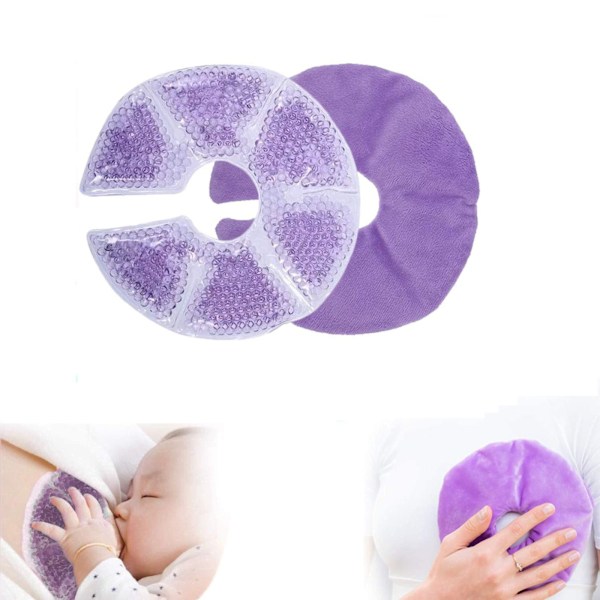 1 kpl Violetti 3 in 1 rauhoittava kuuma/kylmä eristystyyny