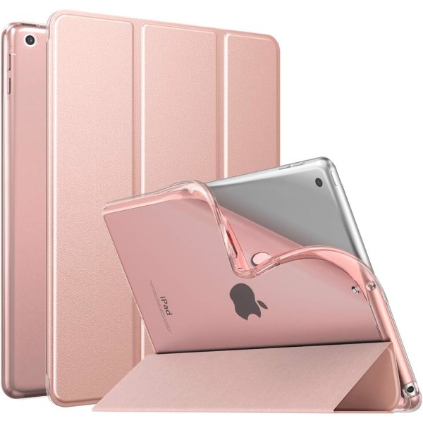 iPad 10.2- case för iPad 9th Generation 2021/ iPad 8th Generation 2020/ iPad 7th Generation 2019, mjukt frostat cover Slim Shell- case med stativ