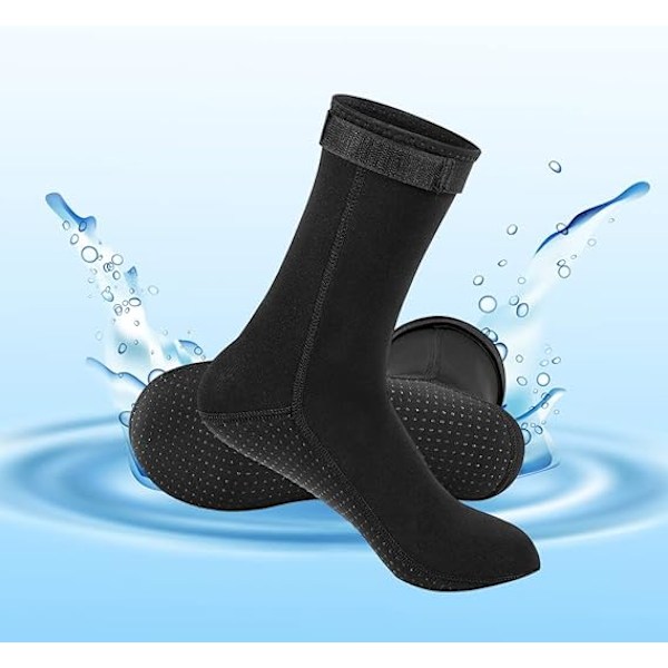 Sukellussukat, Neopreenisukat Liukumattomat Lämpöä Eristävät Surffausukat Miehille ja Naisille XL