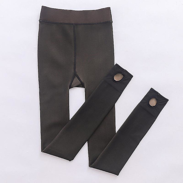 Paksut lämpimät sukat Yksivärinen samanlainen iho Lämpimät leggingsit Lämpimät leggingsit B