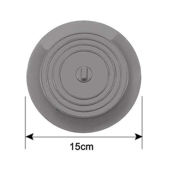 Silikone Flad Vaskeprop - hvid Grey
