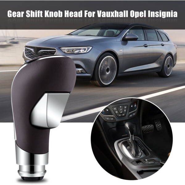 Automatisk Växelspaksknopp, Bil Växelspaksknopp Huvudhandtag Spak för Opel Insignia 2009-2013 Brun