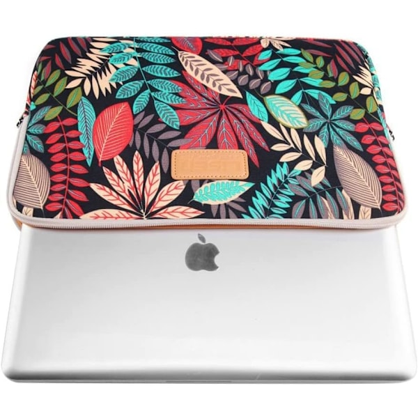 Srotek 13,3 tums bärbar datorfodral lämplig för Acer/ASUS/Dell/iPad Pro/Lenovo/Macbook Pro/Macbook Air/Women Computer Protective Sleeve med färgglad Lea