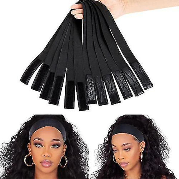 Elastiskt band för peruker, 3 st perukhållare för perukkant 3cm*60cm