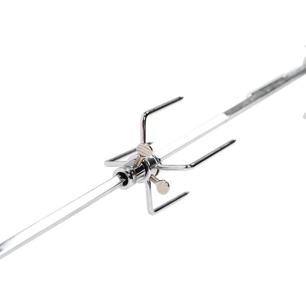 2 stk. BBQ Svinggaffel, Diameter 11,2 mm, Multifunksjonell Belagt Matlagingsgaffel, Utendørs BBQ-utstyr