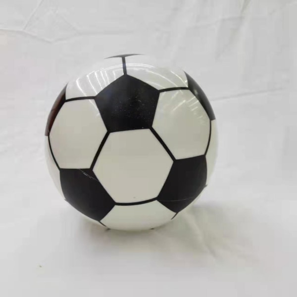 Strandballer Regnbue Oppblåsbare Leker Fargerike For Bassengfest Strandleker Black White Soccer