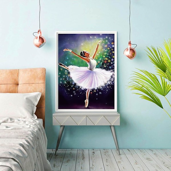 Diamond Painting 5D Diamant Maleri Dansende Kvinde DIY Krystal Rhinestone Maleri Fuld Drill Broderi Håndværk Korssting Soveværelse Stue Væg