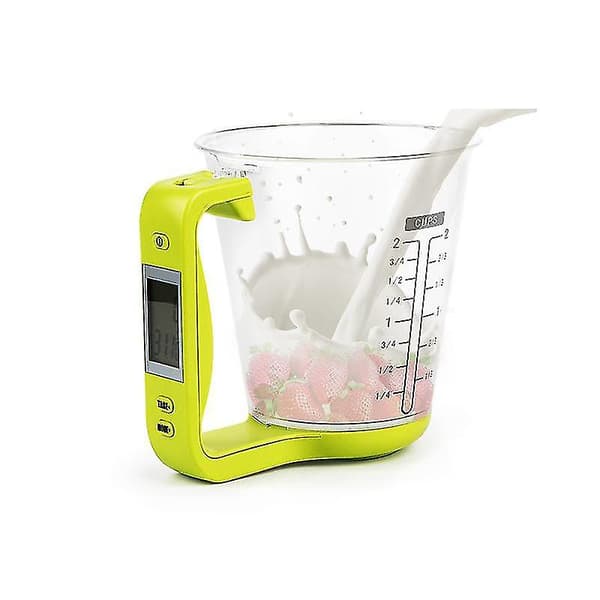 1 kg 600 ml mätkopp avtagbar köksvåg röd Green
