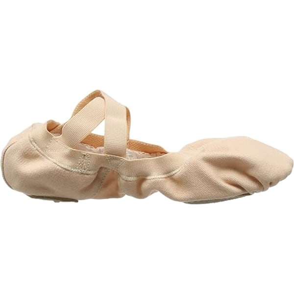 Danse Dame Pro Elastisk Delt Såle Canvas Ballett Tøffel/Sko