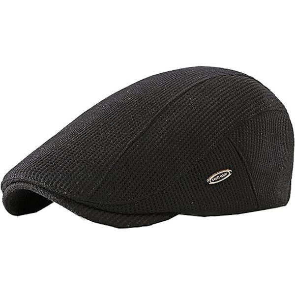 Basker herr justerbar fedora vintage irländsk platt topphatt nyhetspojkar keps murgröna hatt höst och vinter