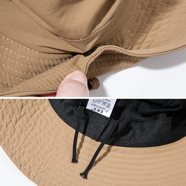 Dame Solhat Udendørs Sommer Vandrehat UV Beskyttelse Bred Skygge Mesh Hestehale Bush Hat til Vandring