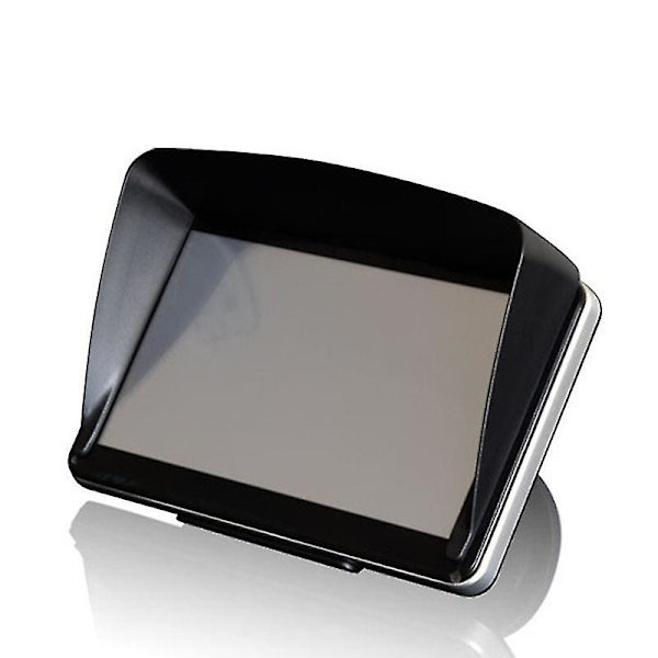 Universal skærmvisir hætte solskærm linsebeskytter skjold til 5/7 tommer GPS-navigation 5inch