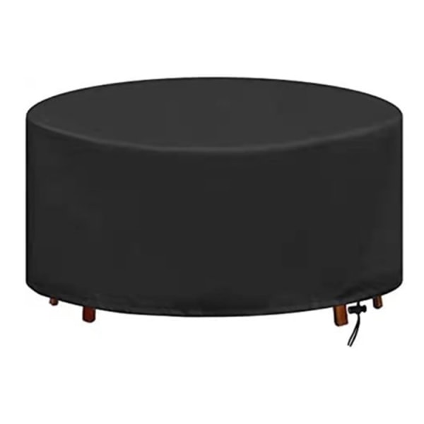 Runt trädgårdsskydd Skyddande överdrag för runt trädgårdsbord Vattentätt överdrag för runt trädgårdsbord Oxford-överdrag för runt trädgårdsbord, diameter 120*7