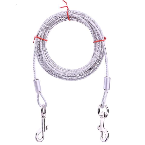 Hundebindekabel - Bindekabel til hunde, egnet til alle racer white 5MM*10M