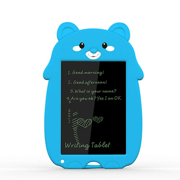 LCD-kirjoitustaulu, piirustustaulu, 8,5 tuuman värikäs piirustustaulu Blue bear