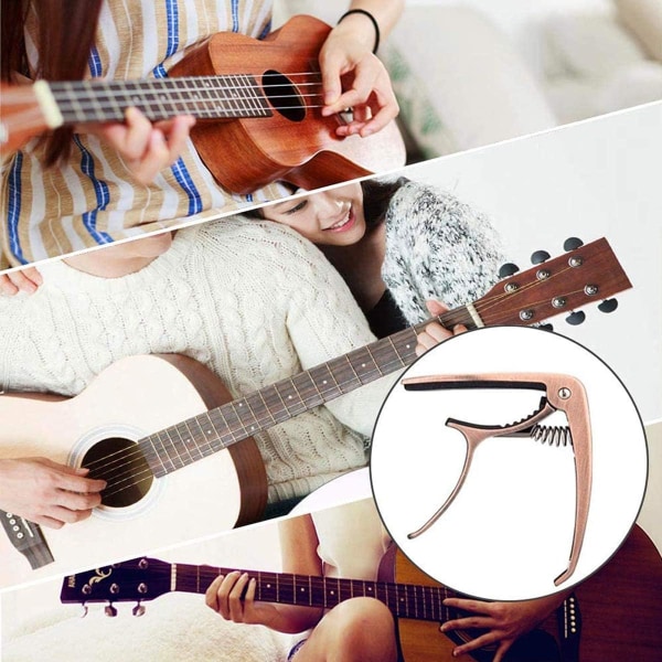 Gitar Capo i Legering for folk-, elektriske og akustiske gitarer