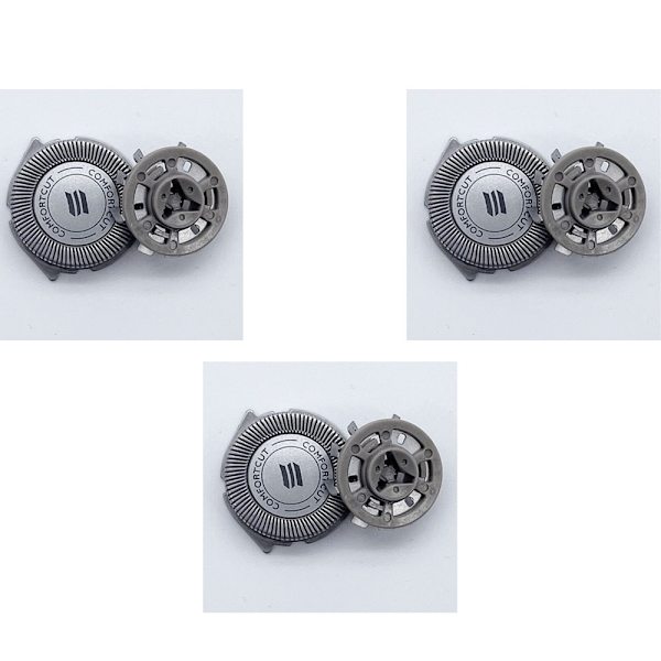 Tredelat set SH30/5 SH30 skärhuvud nätblad lämpligt för Philips rakapparat S5000 S510 S520 S550