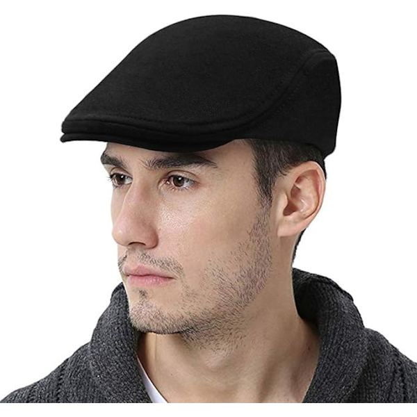 Herrar Beret Cap Justerbar Platt Vintage Lvy Hat