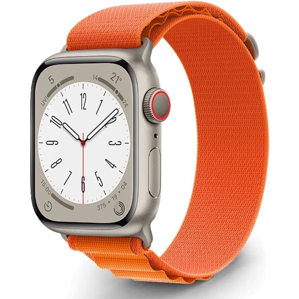 Alpine Loop-rem kompatibel med Apple Watch Ultra 49/45/44/42mm, vävd rem kompatibel med iWatch Series 8/7/6/5/4/3/2/1/SE